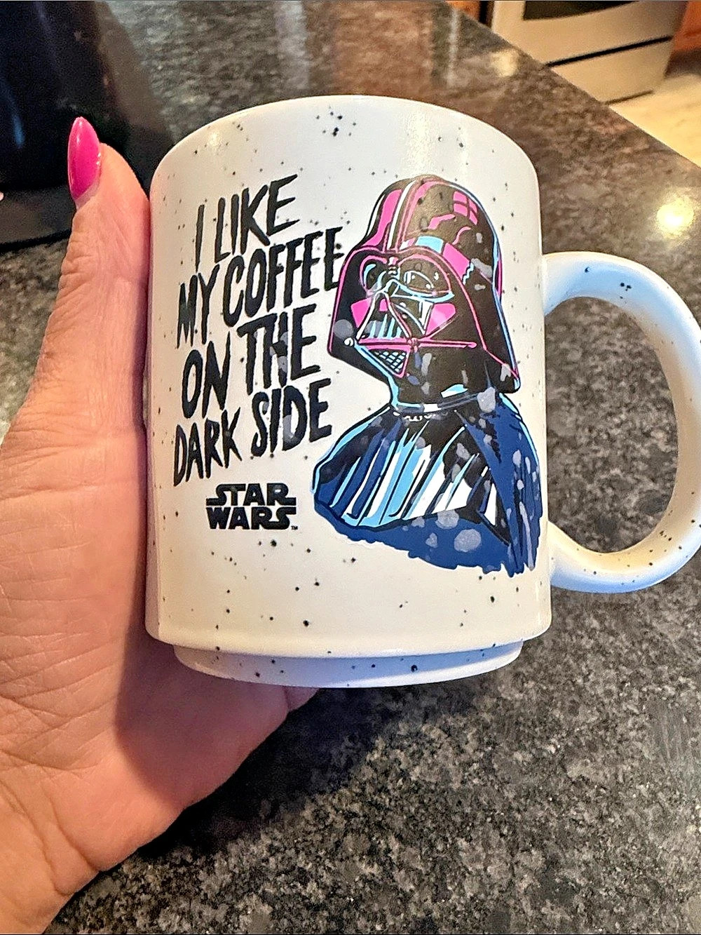 Typo I Like My Coffee On The Dark Side Darth Vader Mug Star Wars Darth Vader Mug